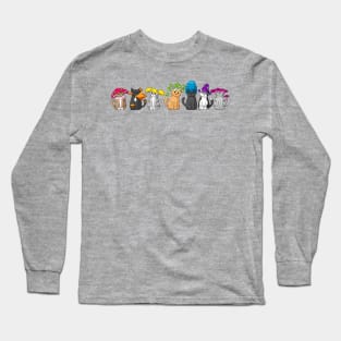 Mushroom Cats Long Sleeve T-Shirt